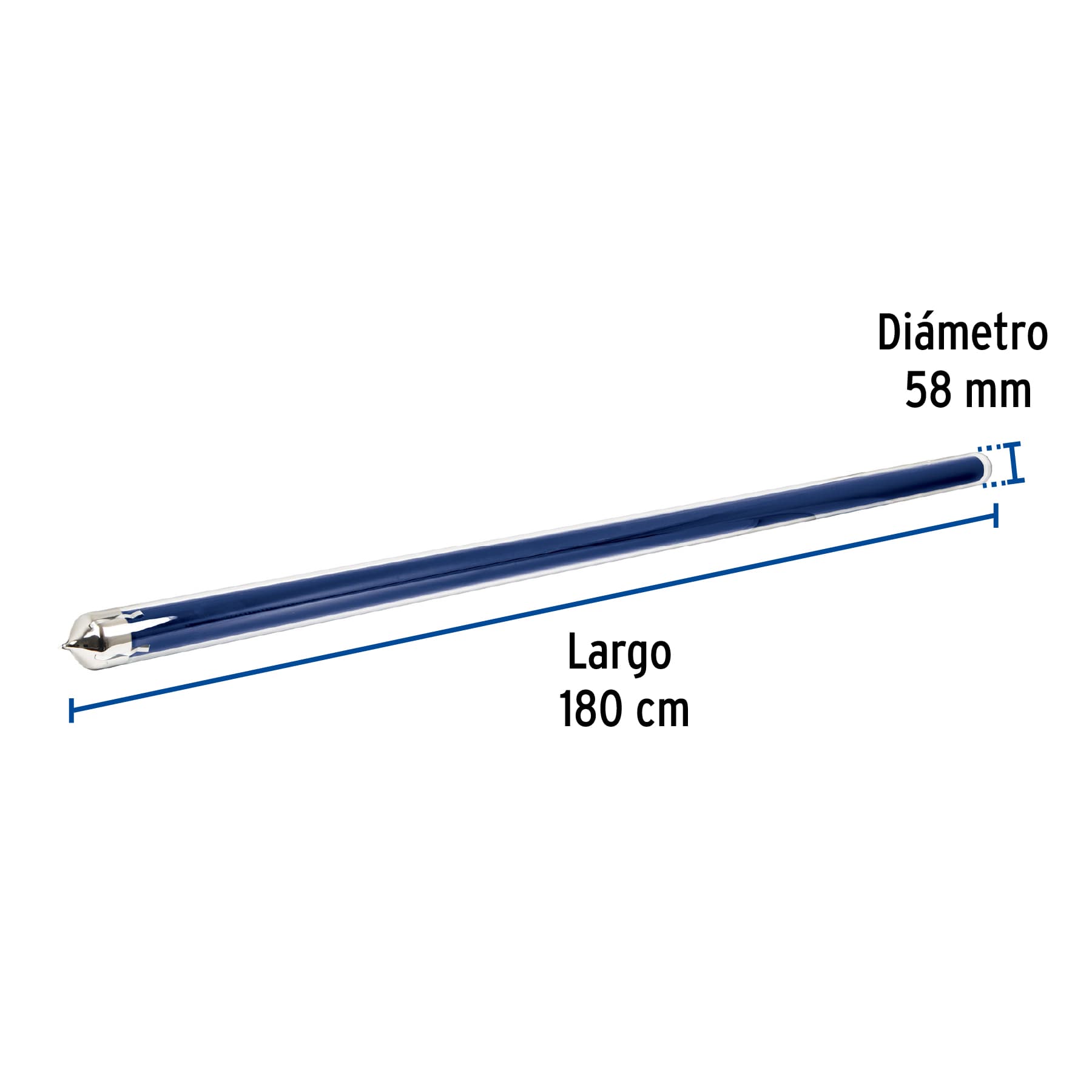Tubo para calentador solar 1.80