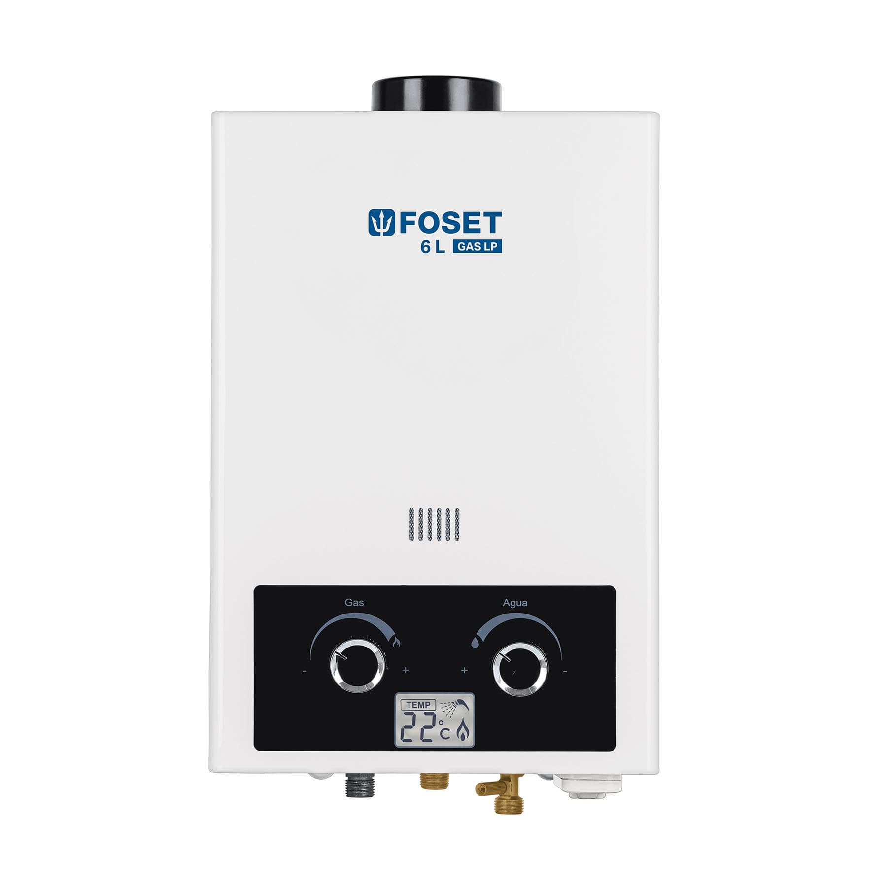 Boiler instantáneo, 6L, 1 servicio, gas LP, FOSET