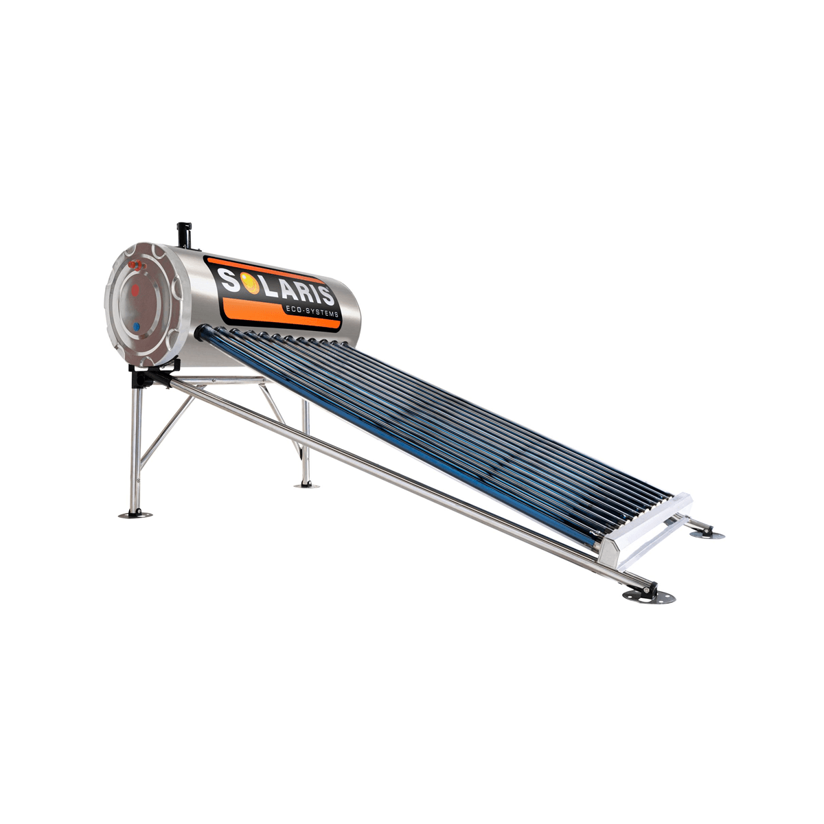 Calentador Solaris 12 Tubos Inoxidable Baja presion