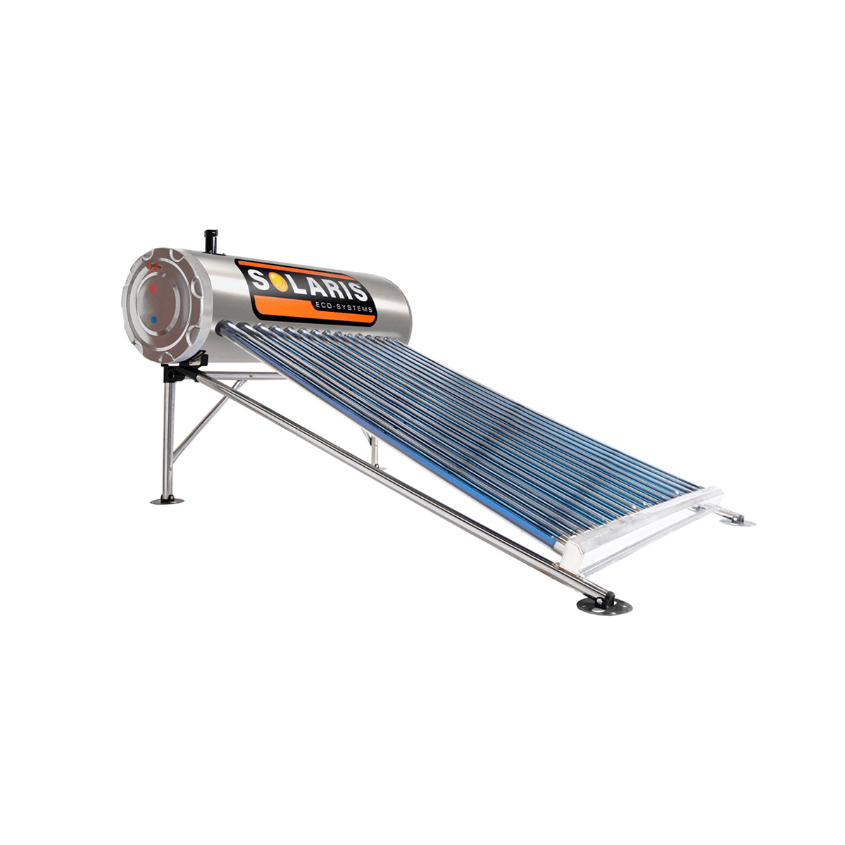 Calentador Solaris 15 Tubos Inoxidable Baja presion